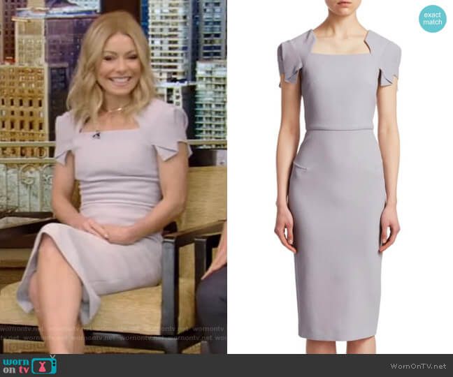 Roland Mouret Royston Dress worn by Kelly Ripa on Live with Kelly and Mark