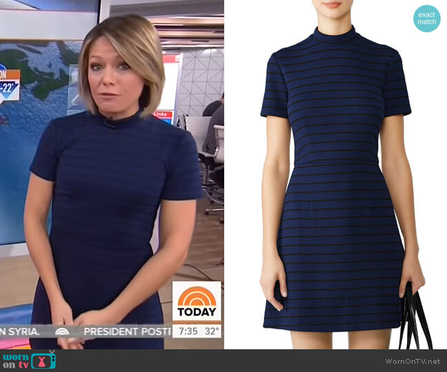Slate & Willow Stripe Knit Dress worn by Dylan Dreyer on Today