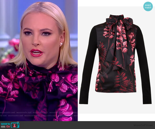 Ted Baker Hayanaa Blouse worn by Meghan McCain on The View