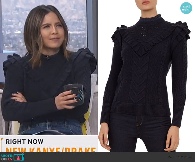 Ted Baker Denita Sweater worn by Erin Lim on E! News