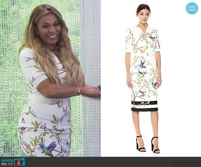 Ted Baker Evrely Dress worn by Dolores Catania on The Real Housewives of New Jersey