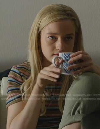 Terra’s striped tee on Dirty John