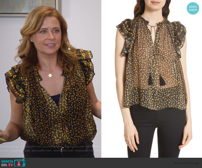 Ulla Johnson Doria Top worn by Lena (Jenna Fischer) on Splitting Up Together