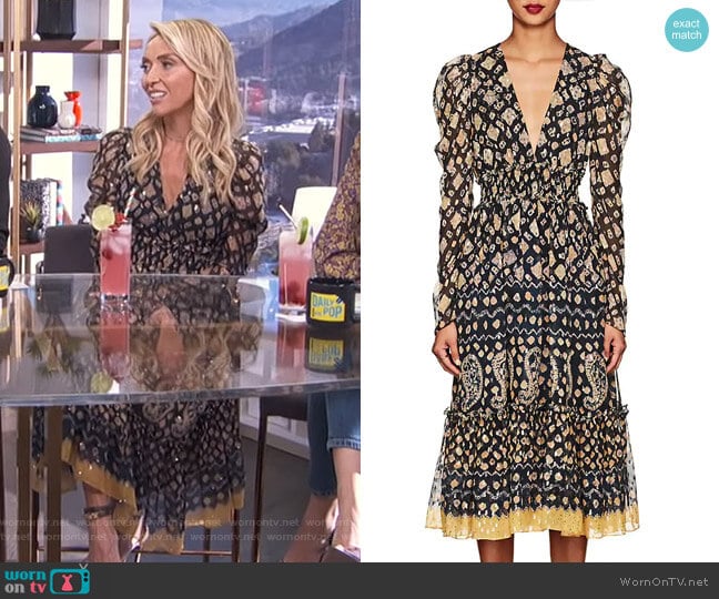 Ulla Johnson Karolina Dress worn by Giuliana Rancic on E! News