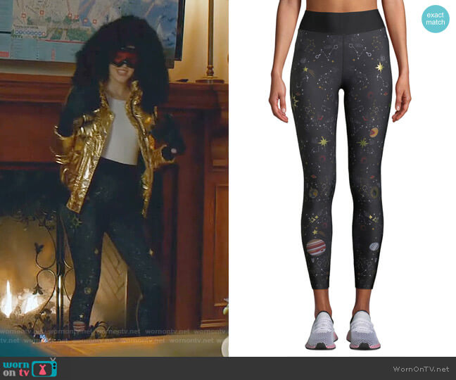 Ultracor Ultra High Galaxy Leggings worn by Kirby Anders (Maddison Brown) on Dynasty