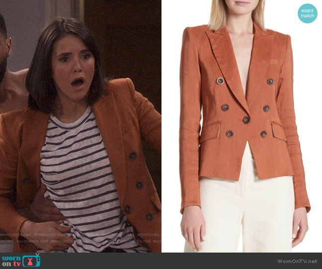 Veronica Beard Diego Dickey Jacket worn by Clem (Nina Dobrev) on Fam