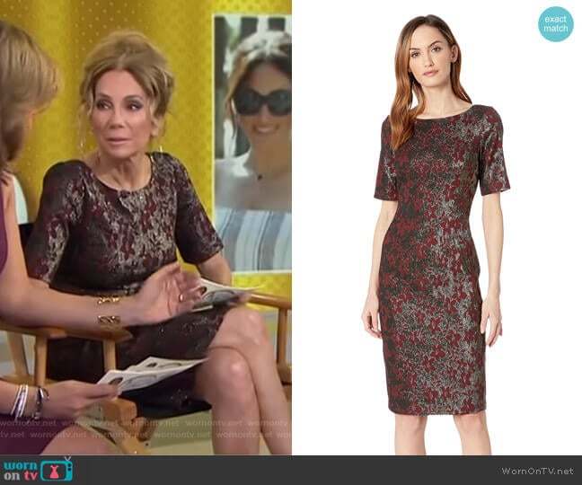 Adrianna Papell Nadia Dress worn by Kathie Lee Gifford on Today