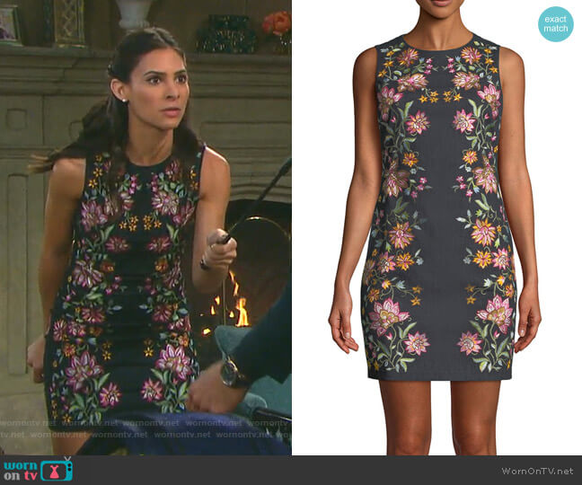 Alice + Olivia Nat Dress worn by Gabi Hernandez (Camila Banus) on Days of our Lives
