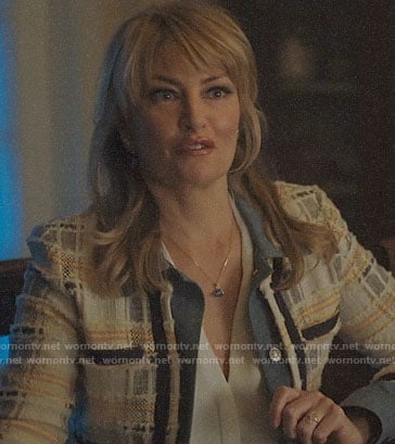 Alice’s plaid tweed jacket on Riverdale