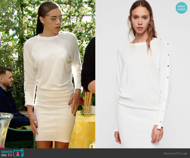 All Saints Suzie Dress worn by Zoe (Kiara Barnes) on The Bold and the Beautiful