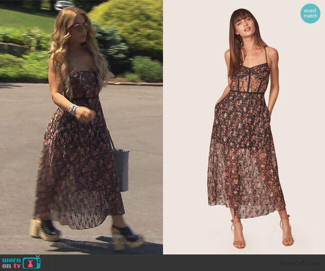 Allen Schwartz Eden Bustier Dress worn by Dolores Catania on The Real Housewives of New Jersey