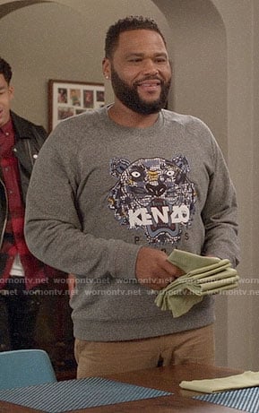 Andre’s KENZO tiger sweatshirt on Black-ish