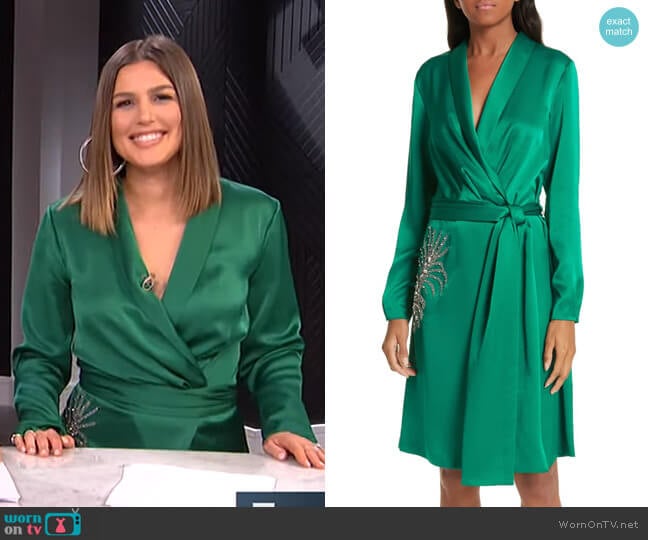 Ba&Sh Janeiro Dress worn by Carissa Loethen Culiner on E! News