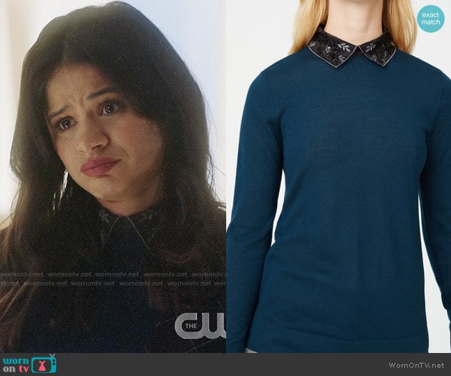 Club Monaco Onalee Sweater worn by Mel Vera (Melonie Diaz) on Charmed