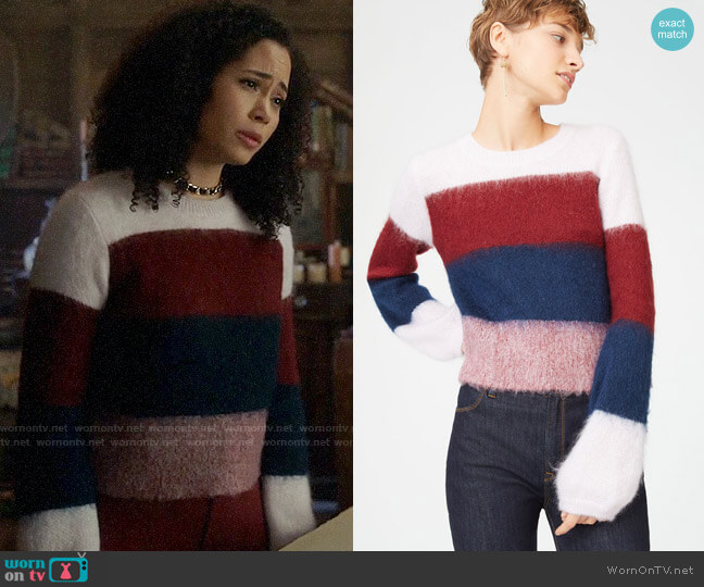 Club Monaco Rinty Sweater worn by Macy Vaughn (Madeleine Mantock) on Charmed