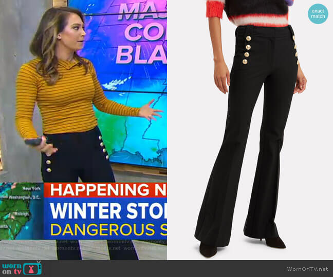 Derek Lam 10 Crosby Robertson Trousers worn by Ginger Zee on Good Morning America