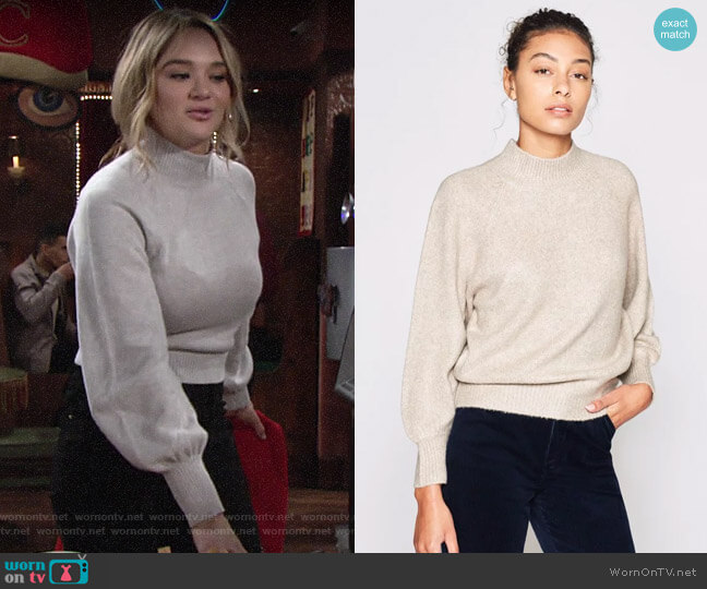 Joie Jenlar Sweater worn by Summer Newman (Hunter King) on The Young and the Restless