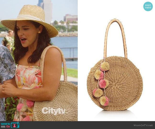 Kayu Serena Round Tote worn by Amy Santiago (Melissa Fumero) on Brooklyn Nine-Nine