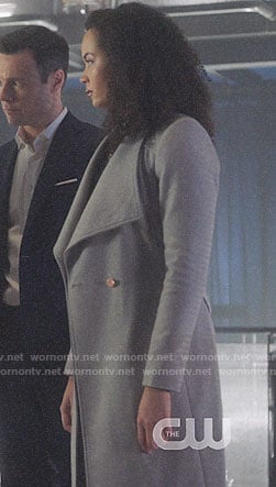 Macy’s grey coat on Charmed