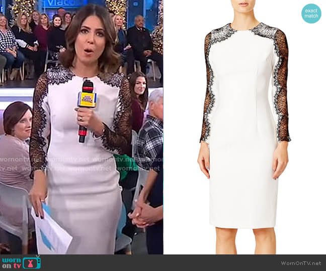 Nha khanh Mikayla Sheath Dress worn by Cecilia Vega on Good Morning America