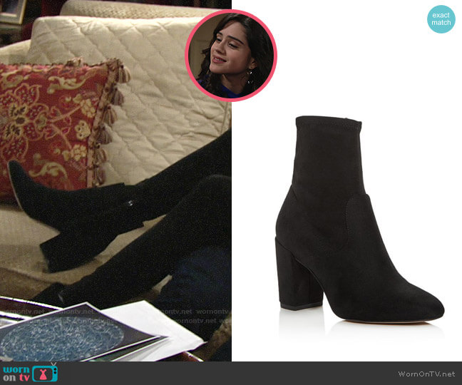 Rebecca Minkoff Gianella Boots worn by Lola Rosales (Sasha Calle) on The Young and the Restless