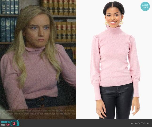 Rebecca Taylor Cozy Turtleneck Pullover worn by Terra Newell (Julia Garner) on Dirty John