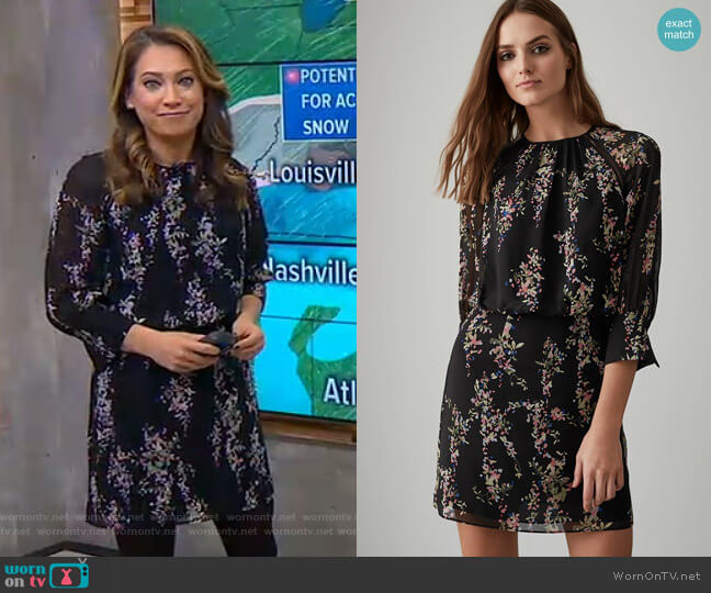 Reiss Roma Dress worn by Ginger Zee on Good Morning America