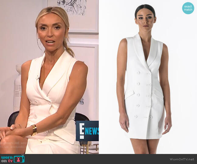 Santina Nicole Aurora Blazer Dress worn by Giuliana Rancic on E! News