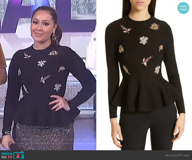 Ted Baker Tynna Sweater worn by Adrienne Houghton on The Real