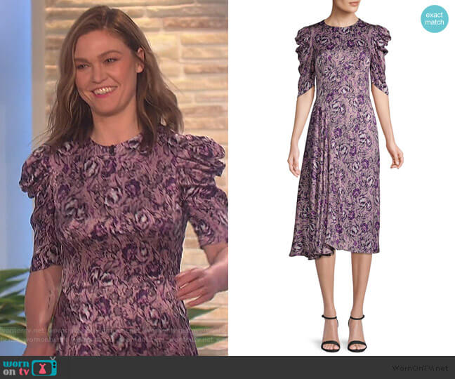 Amur Una Floral A-Line Dress