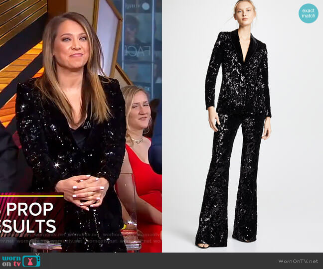 Alexis Benny Pants worn by Ginger Zee on Good Morning America