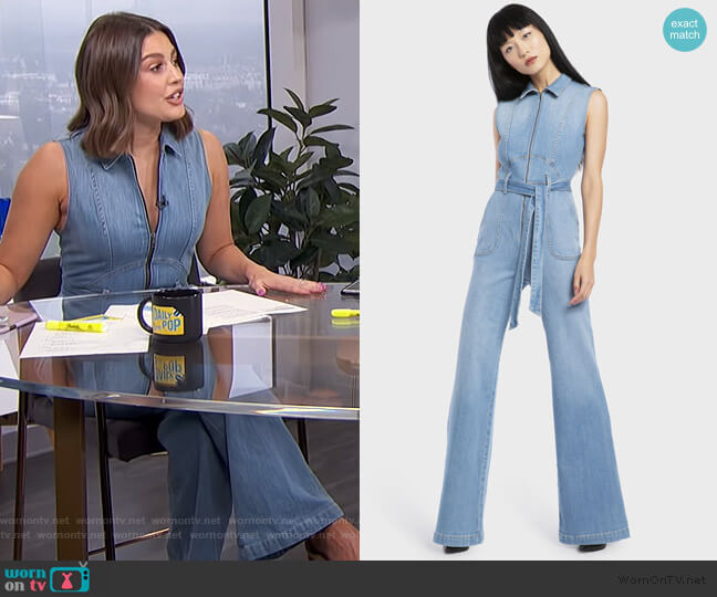 Alice + Olivia 70's Jumpsuit worn by Carissa Loethen Culiner on E! News