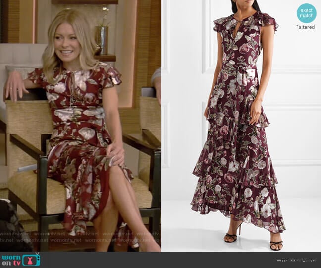Alice + Olivia Jenny Dress worn by Kelly Ripa on Live with Kelly and Mark