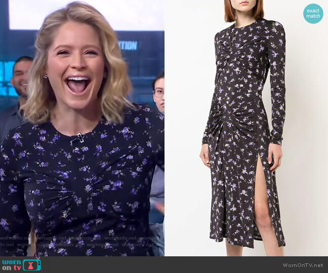 Altuzarra Maria Teresa Dress worn by Sara Haines on Good Morning America