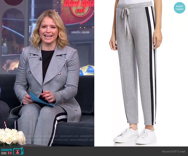 Bailey 44 Porthole Fleece Pants worn by Sara Haines on Good Morning America