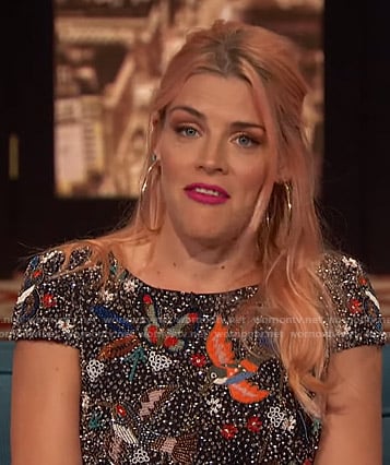 Busy’s embellished mini dress on Busy Tonight