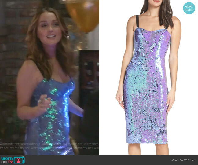 Dress The Population Lynda Dress worn by Jo Wilson (Camilla Luddington) on Greys Anatomy