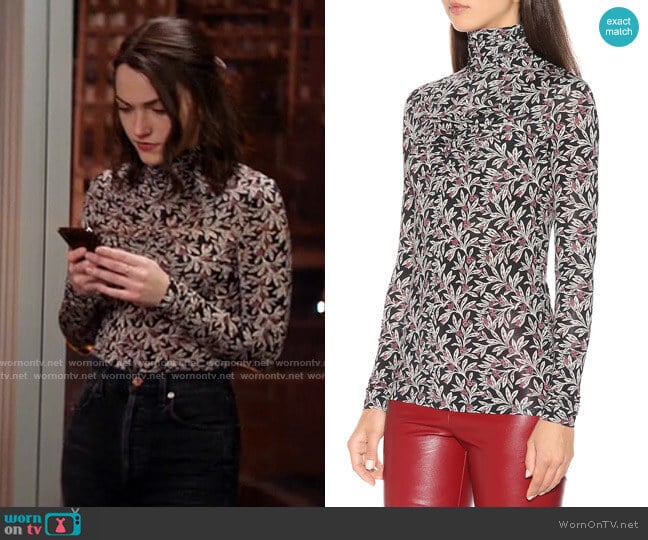 Isabel Marant Etoile Truey Top worn by Cara Bloom (Violett Beane) on God Friended Me
