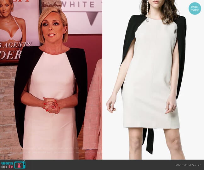 Givenchy Cape Detail Mini Dress worn by Jacqueline Voorhees (Jane Krakowski) on Unbreakable Kimmy Schmidt
