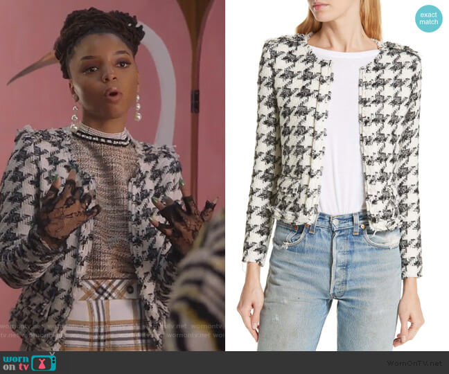 IRO Hop Jacket worn by Jazlyn Forster (Chloe Bailey) on Grown-ish