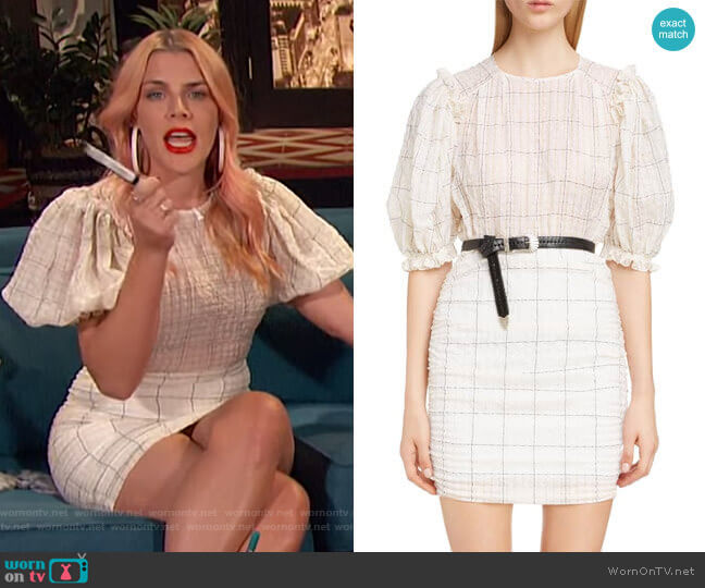 Isabel Marant Adelaide Dress worn by Busy Philipps on Busy Tonight