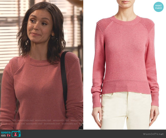 Isabel Marant Etoile Kleeza Sweater worn by Clem (Nina Dobrev) on Fam