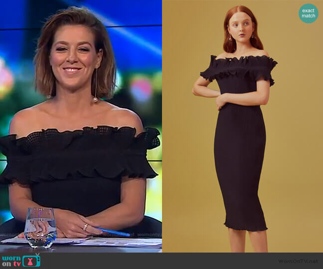 Keepsake Clarity Dress worn by Gorgi Coghlan on The Project