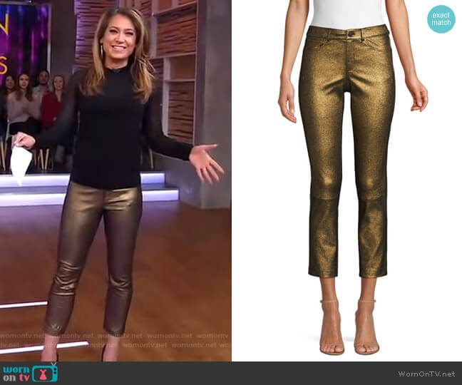 Lafayette 148 New York Mercer Pants worn by Ginger Zee on Good Morning America