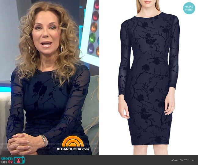 Lauren Ralph Lauren Floral Mesh Dress worn by Kathie Lee Gifford on Today