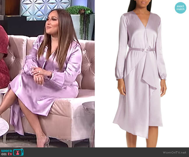 Lewit Hammered Dress worn by Adrienne Houghton on The Real