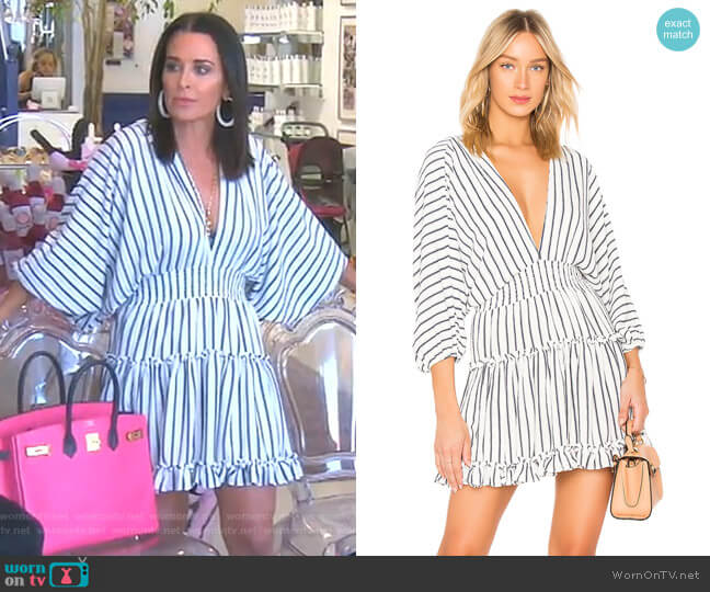 Misa Los Angeles Luca Dress worn by Kyle Richards on The Real Housewives of Beverly Hills