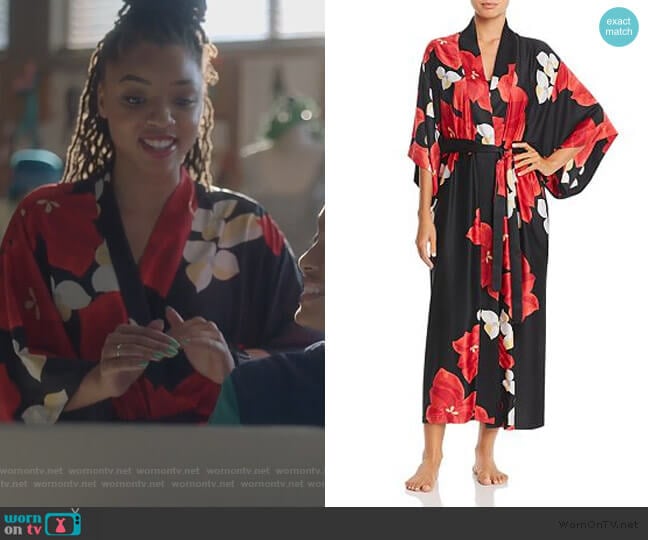 Natori Ginza Robe worn by Jazlyn Forster (Chloe Bailey) on Grown-ish