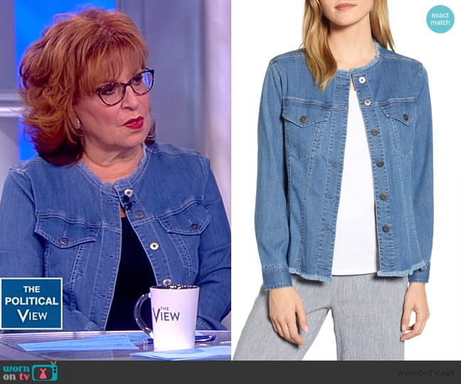 Nic + Zoe Ease of Mind Denim Jacket worn by Joy Behar on The View