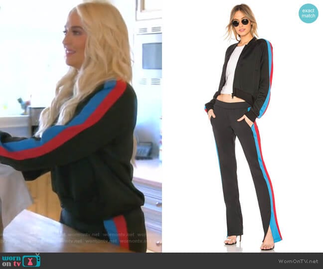 Pam & Gela Stripe Track Pants worn by Erika Jayne on The Real Housewives of Beverly Hills